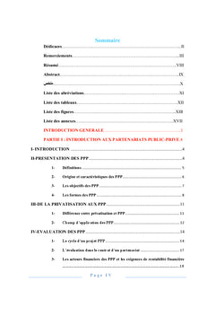 Contribution à l'évaluation d'impact d'un Partenariat Public-Privé