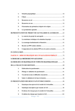 Contribution à l'évaluation d'impact d'un Partenariat Public-Privé