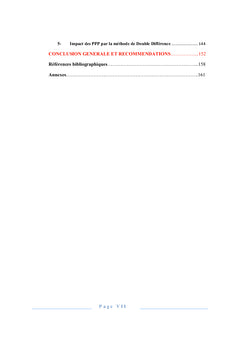 Contribution à l'évaluation d'impact d'un Partenariat Public-Privé