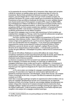 EP2014 : Une campagne socialiste numérique