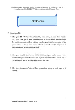 Optimisation de la gestion des dechets d'une industrie