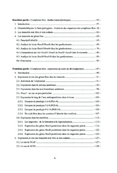 Évolution des gènes Hox et ParaHox