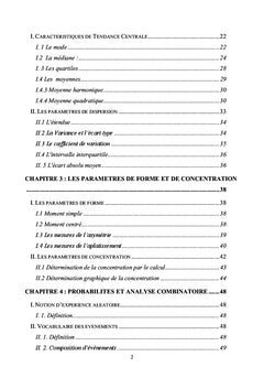 Statistiques Descriptives