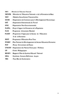 Les déterminants des échecs scolaires dans l'enseignement secondaire