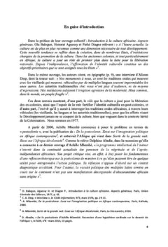 Philosophie de l'Émergence et de la Renaissance africaines