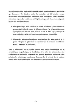 Sélection des bactéries productrices des substances bioactives