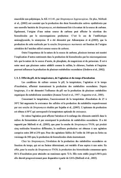 Sélection des bactéries productrices des substances bioactives