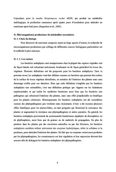 Sélection des bactéries productrices des substances bioactives