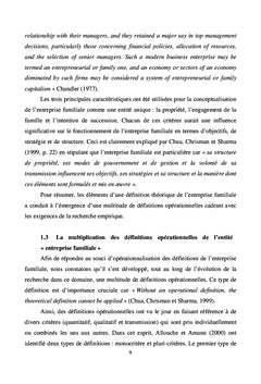 Réflexion théorique sur l'explication de la performance des Entreprises