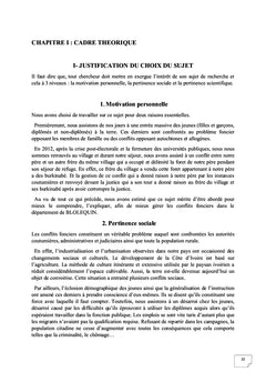 Conflits fonciers en cote d'Ivoire: Cas du departement de Blolequin