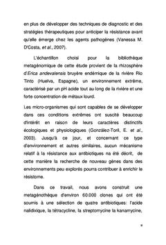 Etude Metagenomique Fonctionnelle de la Rhizosphère d'Erica Andevale