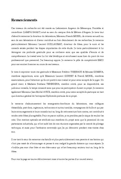 Developpement d'un materiau composite sandwich courbe par enroulement
