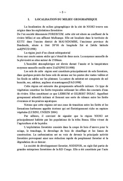 Impact de l'exploitation forestière dans le Mai-Ndombe