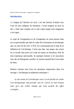 Imagination et imaginaire Mediations artistiques vs Art-therapie