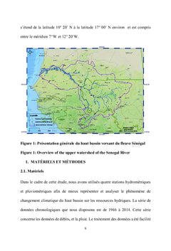 Influence de la variation climatique sur les ressources hydriques