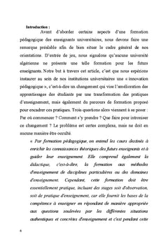 Pour une formation pédagogique