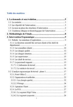 Etude des risques psychosociaux dans un centre d'appels