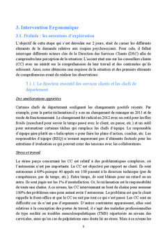 Etude des risques psychosociaux dans un centre d'appels