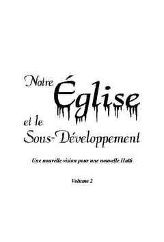 Notre Église et le Sous-développement