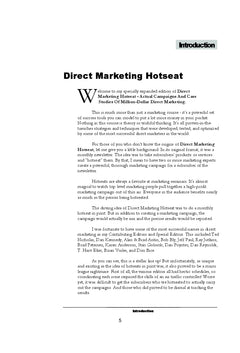 Direct Marketing Hotseat