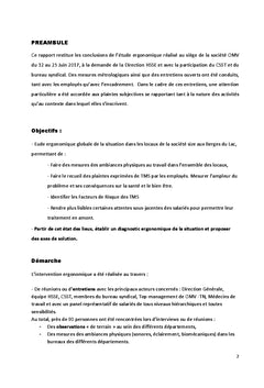 Etude ergonomique pour prévenir les Troubles Musculosquelettiques(TMS)