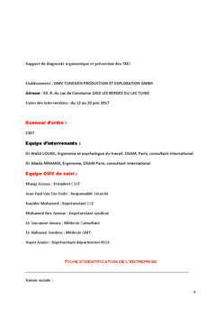 Etude ergonomique pour prévenir les Troubles Musculosquelettiques(TMS)