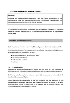 Etude ergonomique pour prévenir les Troubles Musculosquelettiques(TMS)