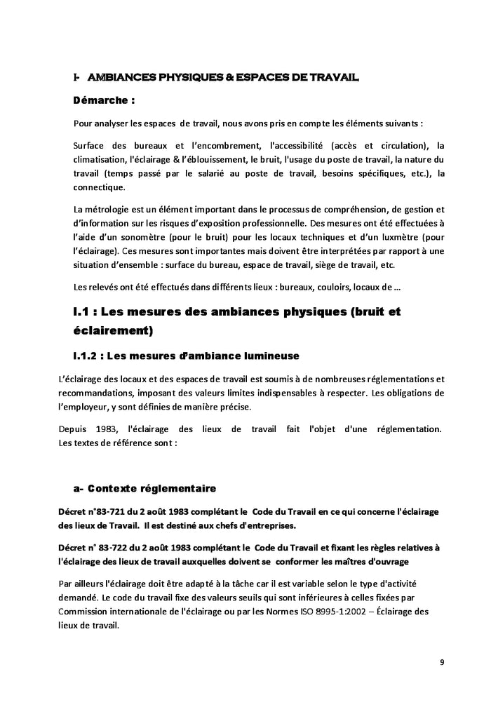 Etude ergonomique pour prévenir les Troubles Musculosquelettiques(TMS)