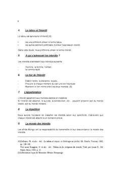 Découvrons les Mongo par le truchement des interdits