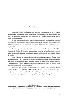 Autogestion de l'eau dans une tribu du Moyen Atlas marocain
