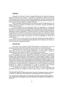 Impact des formations continues en communication