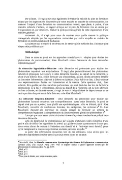 Impact des formations continues en communication