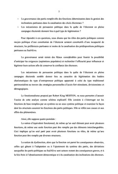 Les partis politiques et la constitution de l'electorat au Sud Kivu