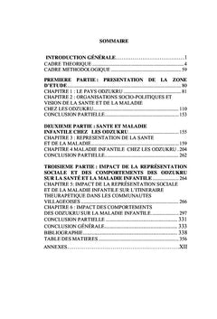 La santé et la maladie infantile chez les enfants de 0 à 5 ans