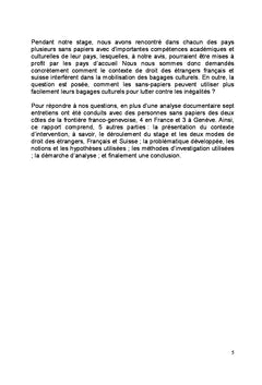 Mobilisation du capital culturel des sans-papiers