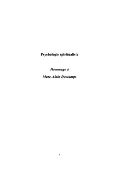 Psychologie spiritualiste
