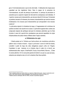 Pollution des installations offshore dans le Golfe de Guinee