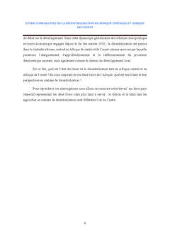 Etude comparative de la decentralisation Gabon/Mali