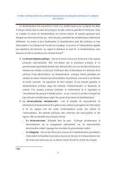 Etude comparative de la decentralisation Gabon/Mali