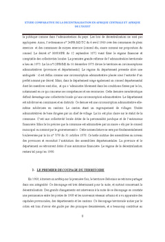 Etude comparative de la decentralisation Gabon/Mali