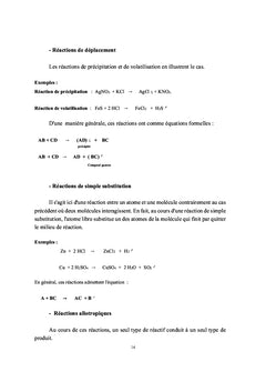 Notes de cours de chimie