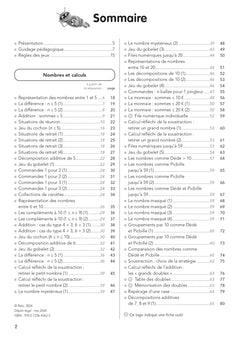 J'apprends les maths avec Picbille CP - Fiches renforcement et différenciation