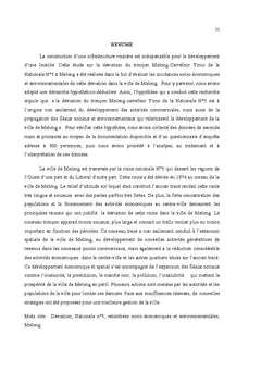 Déviation de la Nationale N5 et ses retombées socio-économiques