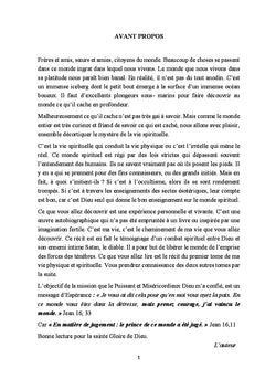 Satan, Dieu et Moi