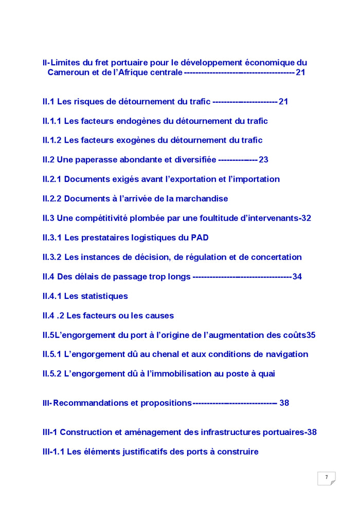 Compétitivité portuaire