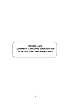 Guide méthodologique de formulation de projet d'établissement