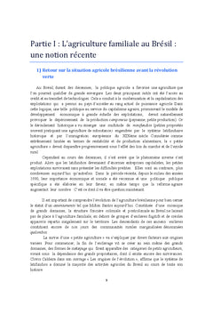 Agriculture familiale au Brésil