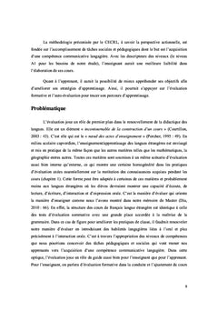 Enseignement/évaluation en FLE: évolution des pratiques
