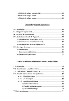 Caractérisation diélectrique par spectroscopie fréquentielle