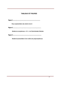 Referentiel de competences et Matrice de polycompetences